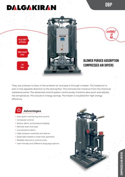 DBP  Blower Purge Adsorption Compressed Air Dryers