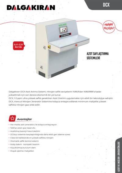 DCX  Azot Saflaştırma Sistemleri