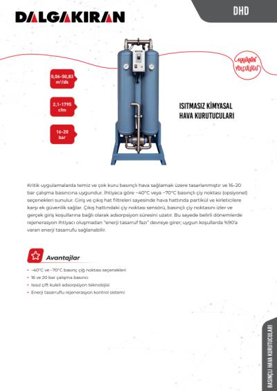 DHD Isıtmasız Kimyasal Hava Kurutucuları [YENİ]