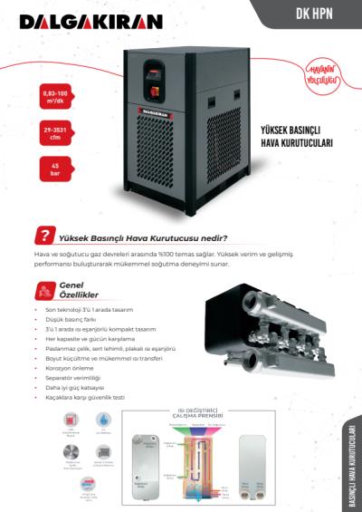 DK HPN Yüksek Basınçlı Hava Kurutucuları