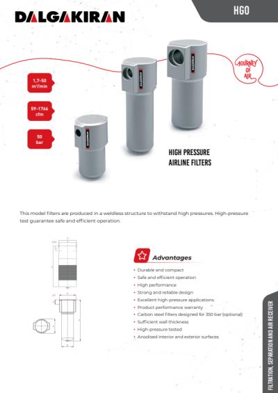 HGO  High Pressure Airline Filters