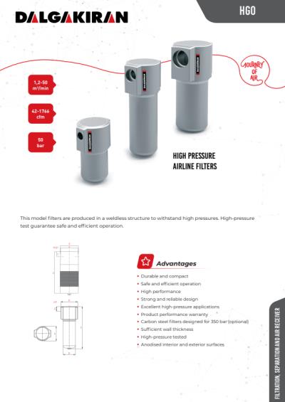 HGO  High Pressure Airline Filters